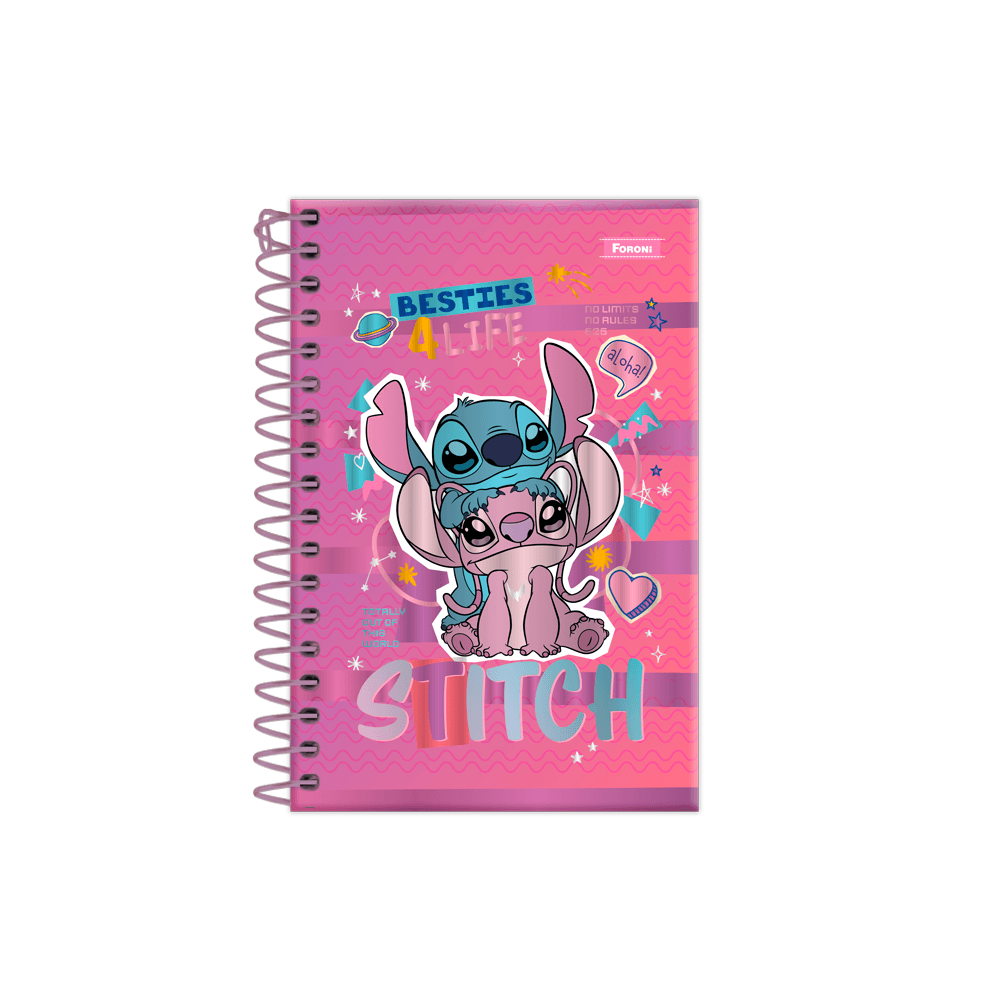 Caderneta 18 80 Fls C.D. Foroni - Stitch 7 Caderneta 18 80 Fls C.D. Foroni - Stitch 7